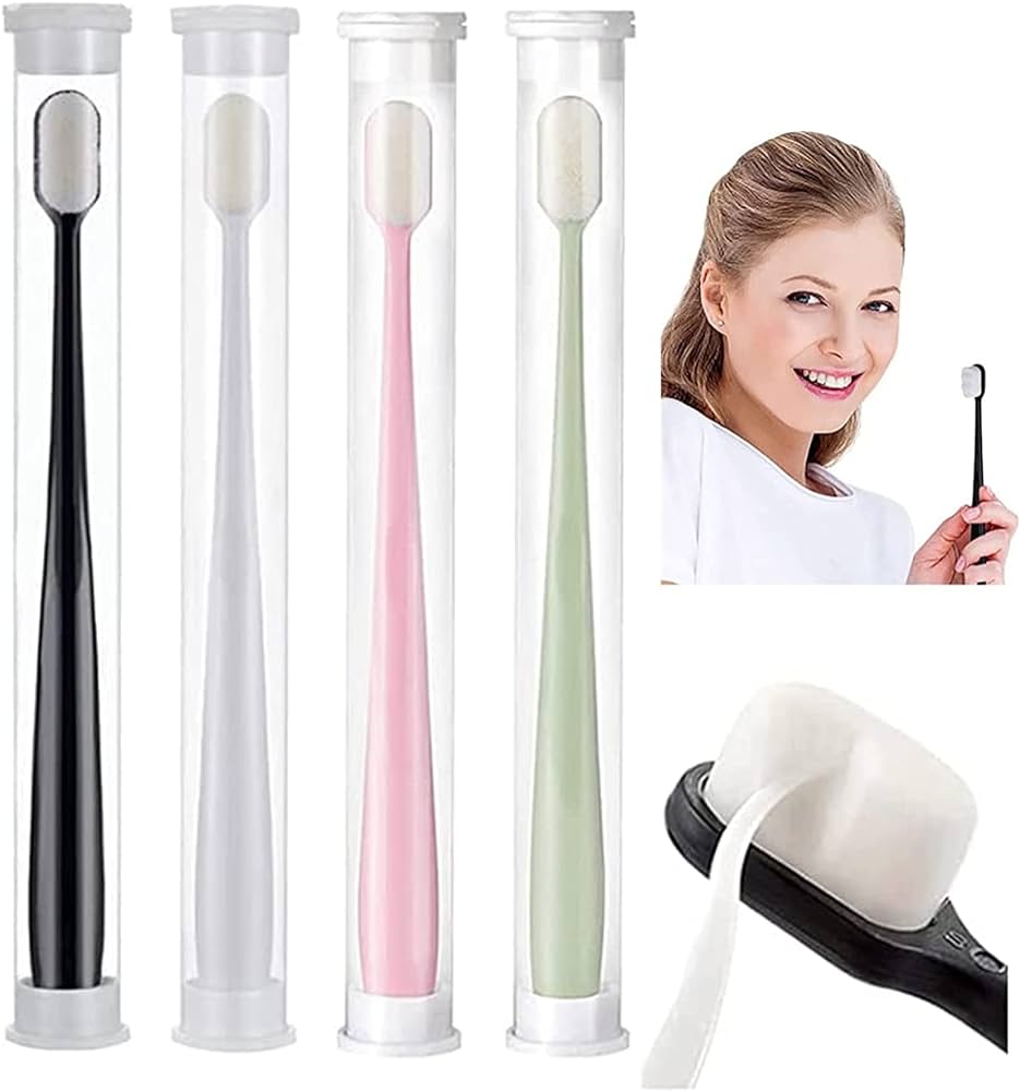 Extra Soft Nano Toothbrush For Sensitive Gums And Teeth.