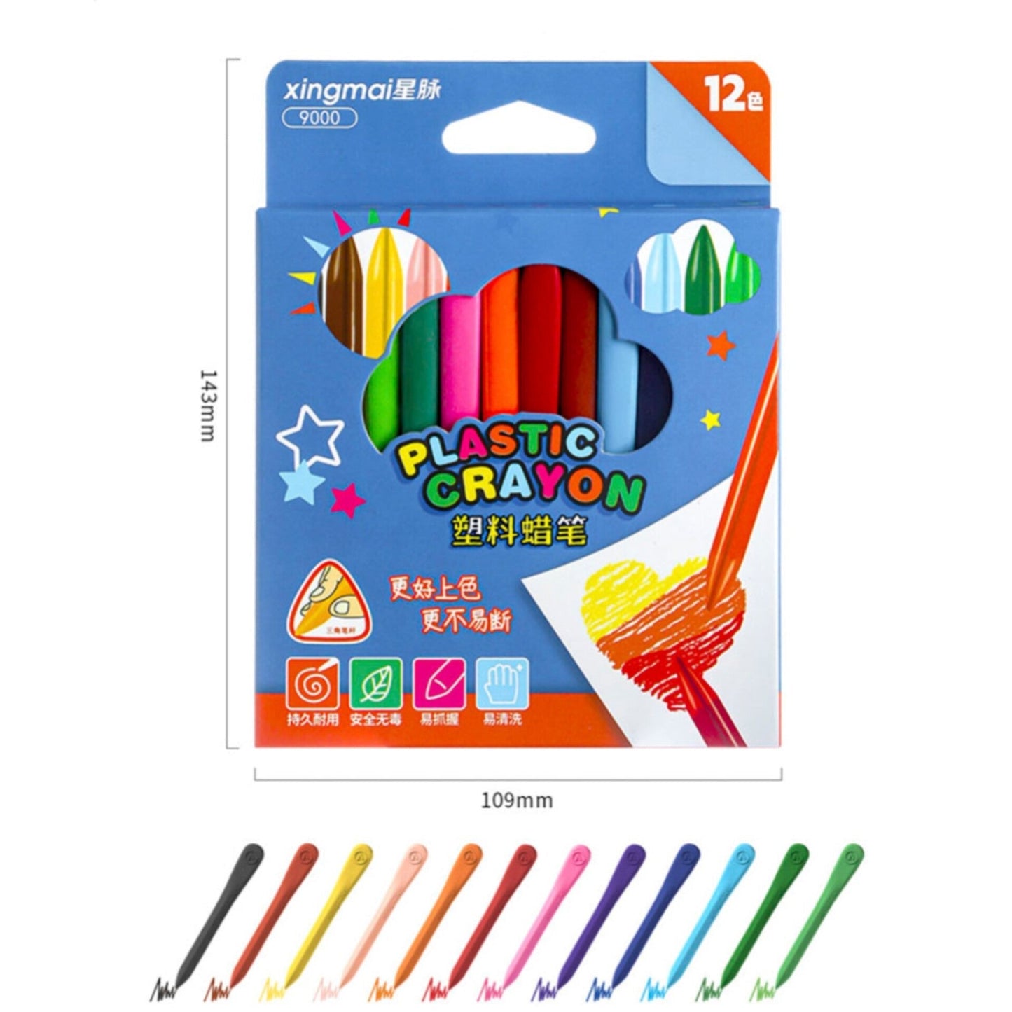 Non-dirty Hand Crayons